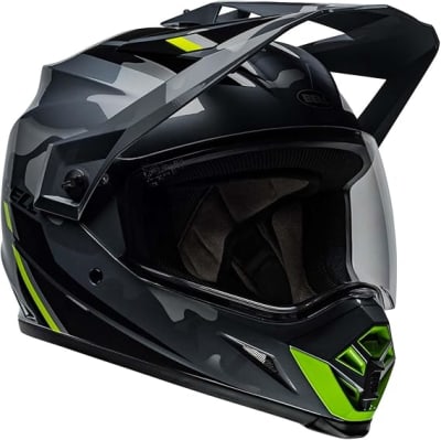Casco Bell Adv MX-9 MIPS Alpine Negro Amarillo XL