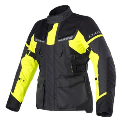 Chaqueta Clover Scout-4 WP Negro/ Amarillo Fluor - L