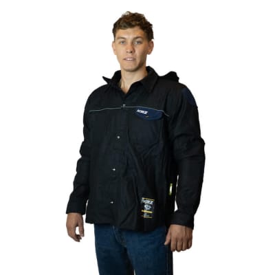 CHAQUETA KMZ FLANNEL STREETFLOW M NEGRO