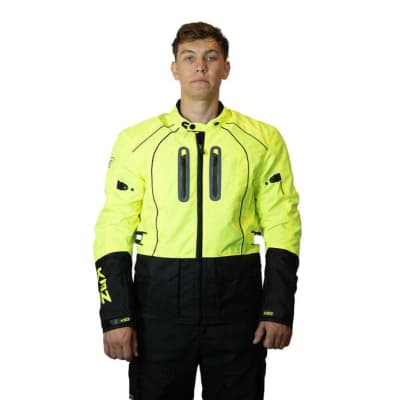 CHAQUETA KMZ LARGA SAVAGE XL NEGRO NEON