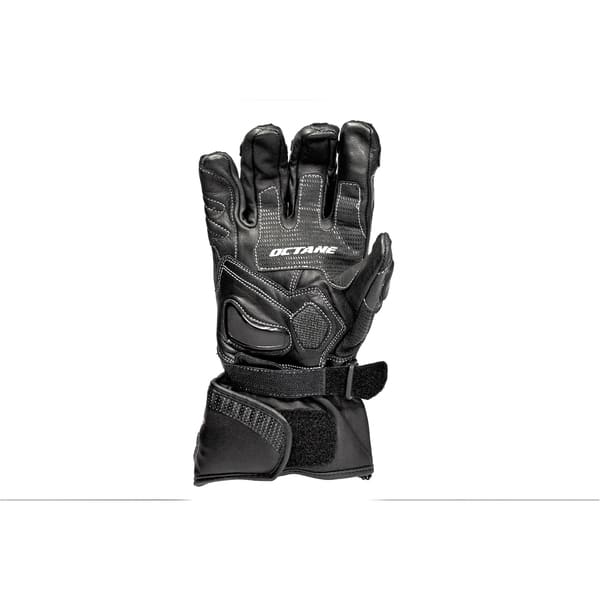 Guante Octane OCT 206 Cuero Largo Negro - XL2