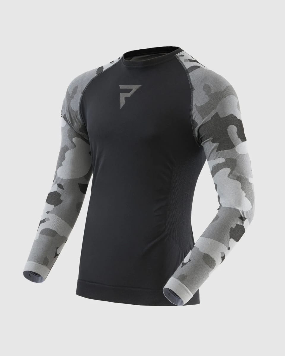 POLERA PRIMERA CAPA REBELHORN FREEZE 2 THERMOACTIVE NEGRA L CAMO1