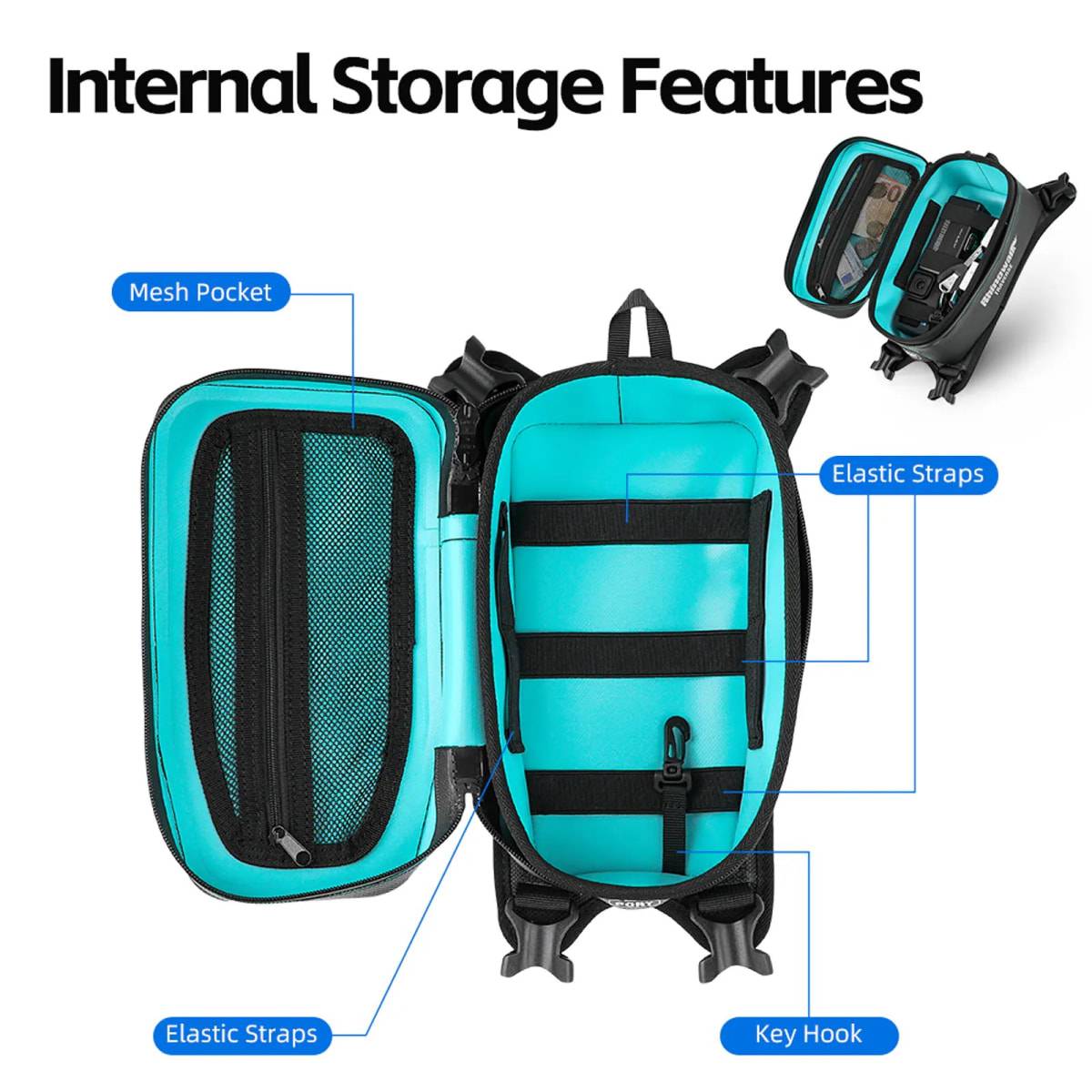 RHINOWALK BOLSO ESTANQUE 2 LT MCY26012