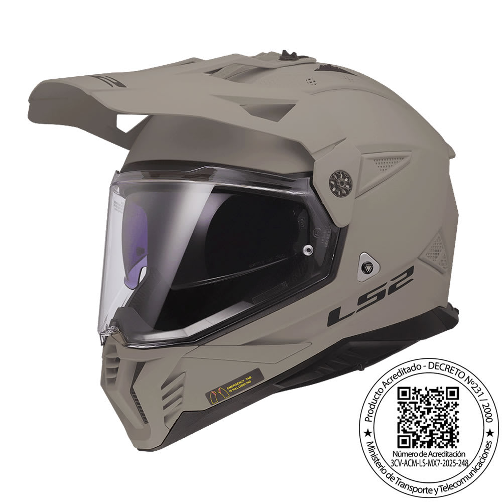 CASCO LS2 MX702 PIONEER II OLIVA MATE T-M1