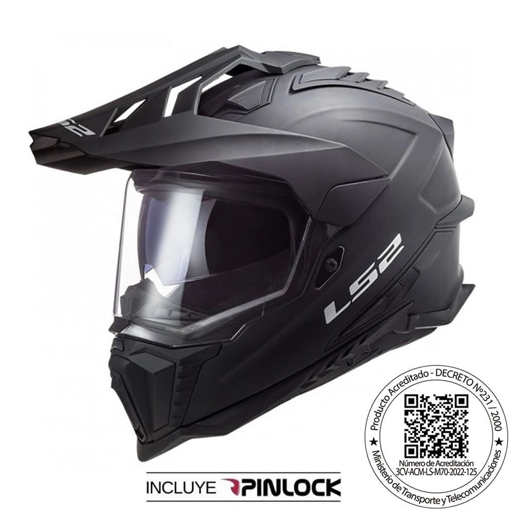 CASCO LS2 MX701 EXPLORER SOLID MATE NEGRO  L1