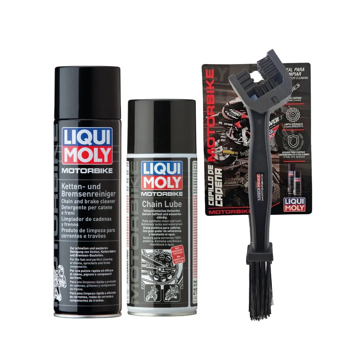 PACK LIMPIA/LUBRICANTE CADENA + ESCOBILLA1