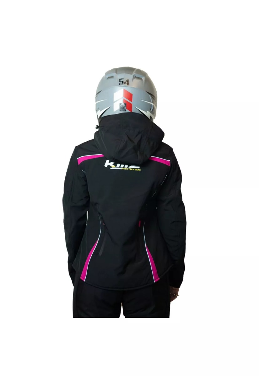 CHAQUETA KMZ PINKY NEGRO ROSADO XL3