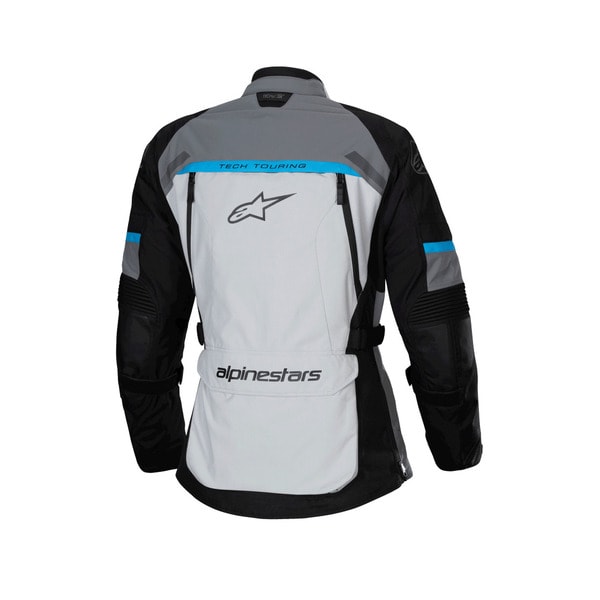 ALPINESTAR CHAQUETA STELLA BOGOTA PRO DRYSTAR GRIS/ NEGRO/ CELESTE- T M2