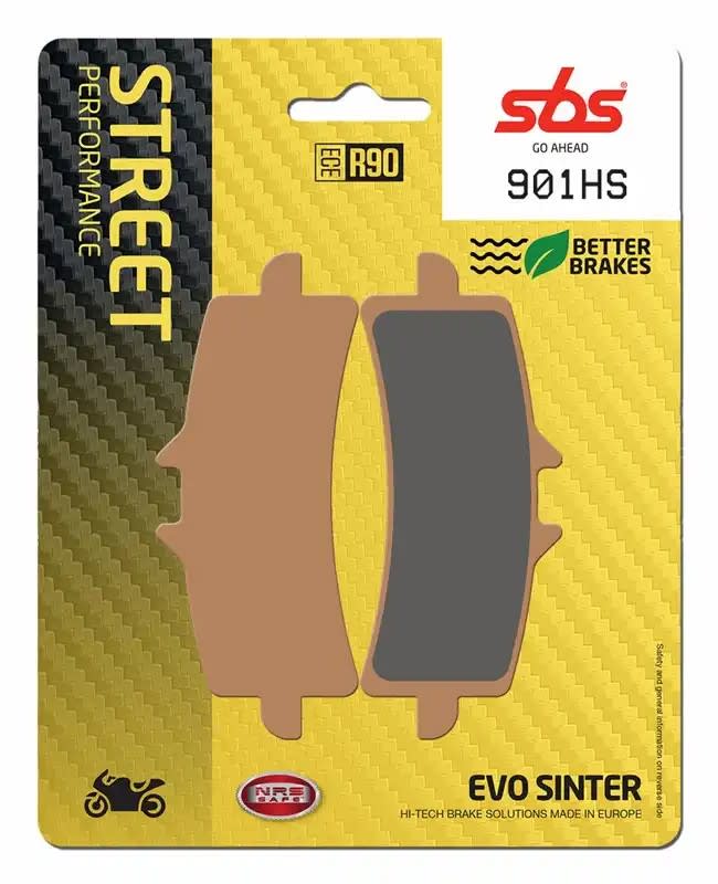 PASTILLAS DE FRENO DELANTERAS PARA MOTO SBS 901HS1