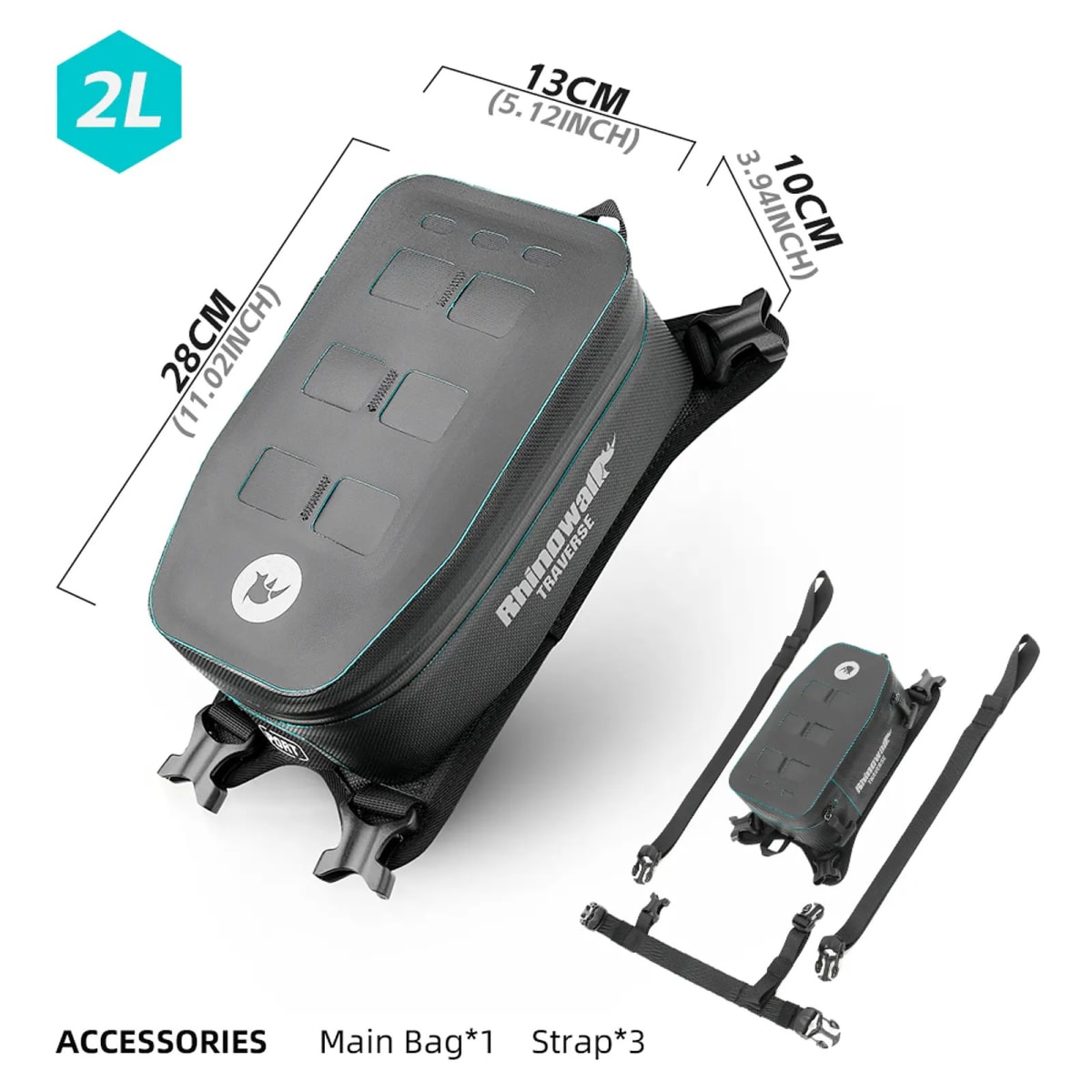 RHINOWALK BOLSO ESTANQUE 2 LT MCY26013