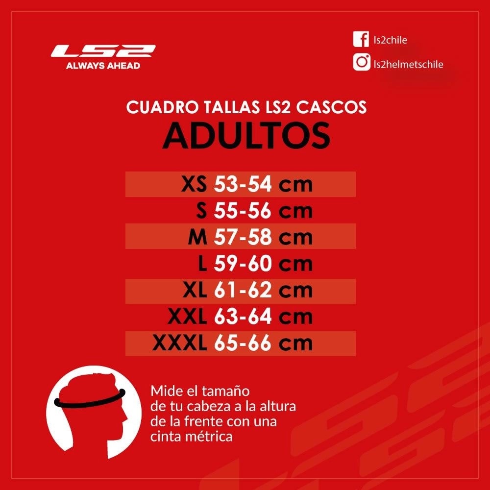 CASCO LS2 FF902 SCOPE II SKID NEGR/ROJO  M2