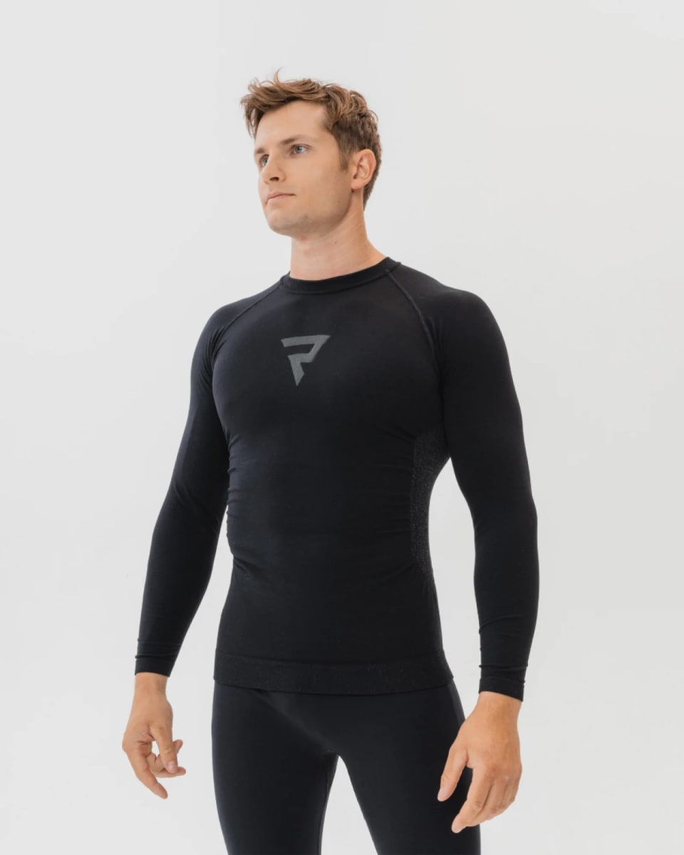 POLERA PRIMERA CAPA REBELHORN FREEZE 2 THERMOACTIVE NEGRA M2