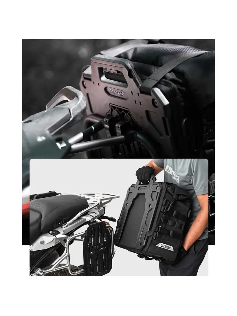RHINOWALK BOLSO LATERAL MECHANIC NEGRO 35 LT. ( PAR )2
