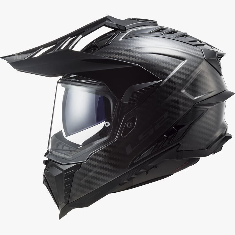 LS2 MX701 C EXPLORER MATT CARBON T- M1