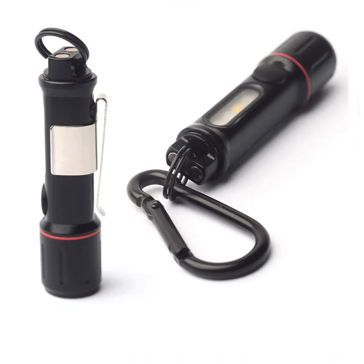 LINTERNA LLAVERO + MOSQUETON1