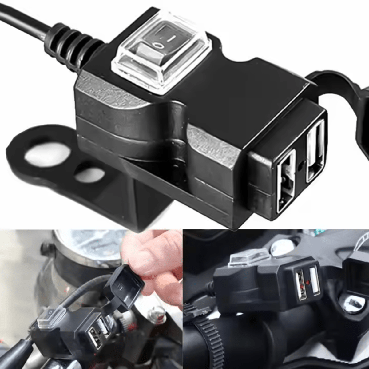 Cargador USB 1.0 Doble para Moto1