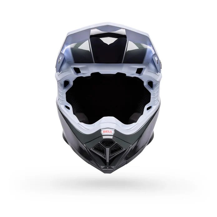 CASCO BELL FALCON ECE BLANCO  NEGRO L3