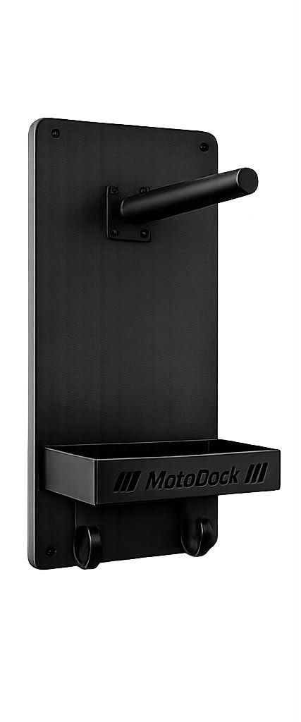 MOTODOCK SOPORTE CASCO/GUANTES DE PARED3