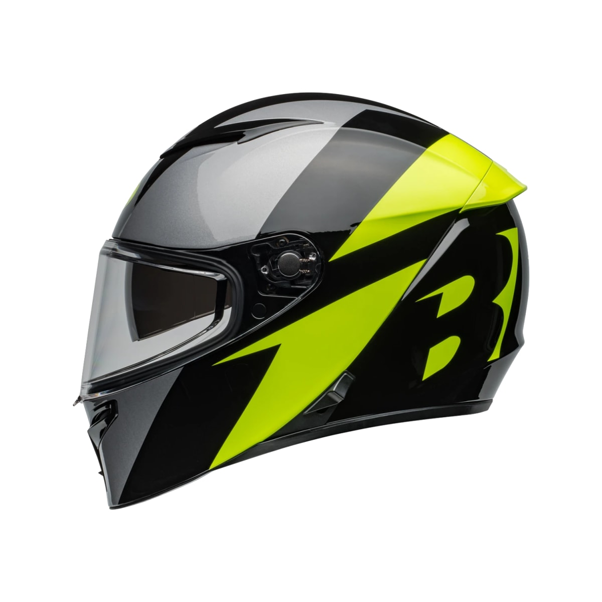 Casco Bell Lithium Shear Gris Amarillo L4
