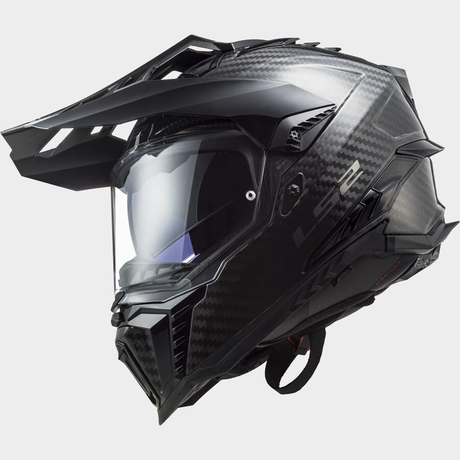 LS2 MX701 C EXPLORER MATT CARBON XL2