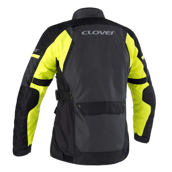 Chaqueta Clover Scout-4 WP Negro/ Amarillo Fluor - 2XL2