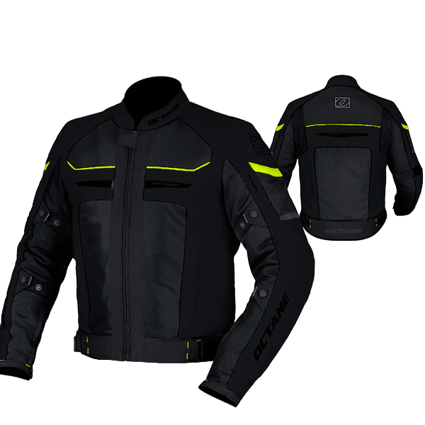 Chaqueta Octane Airflow 2 Negro/Amarillo - 3XL1