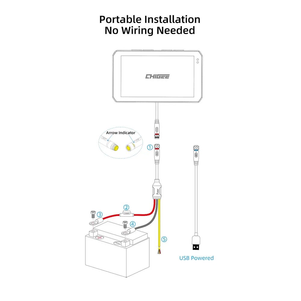 CHIGEE PANTALLA DE CONDUCCION INTELIGIENTE AIO-5 PLAY4