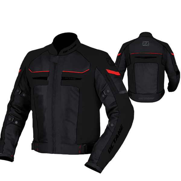 Chaqueta Octane Airflow 2 Negro/Rojo - 2XL1