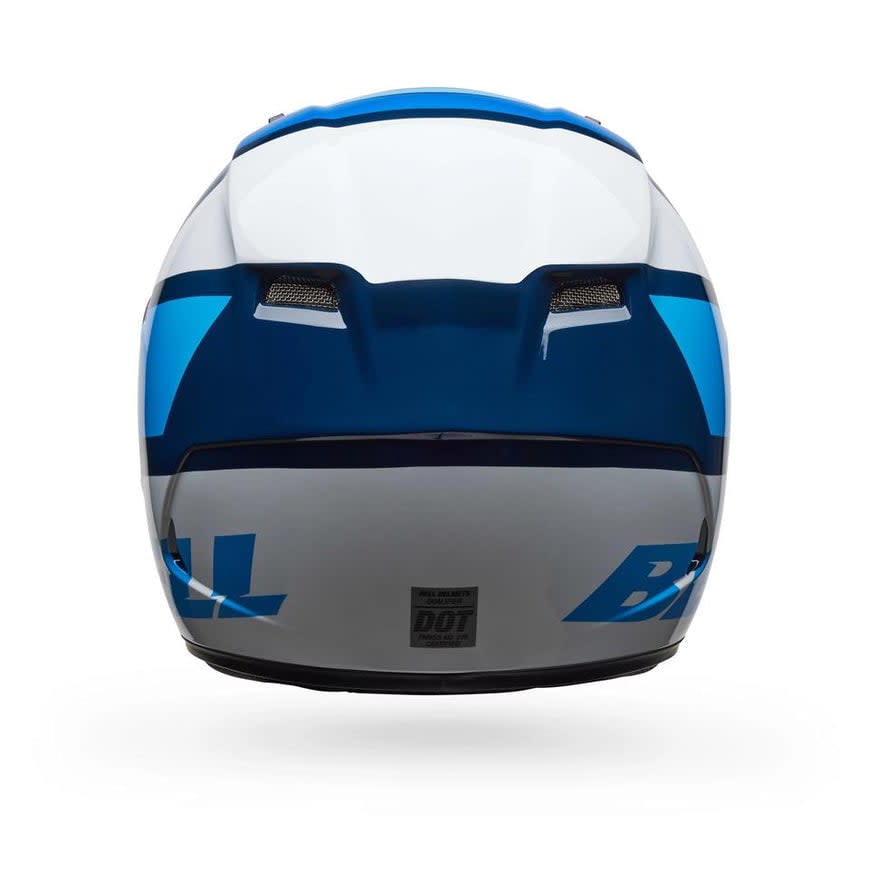 CASCO BELL QUALIFIER CHASM BLANCO/AZUL T-L3