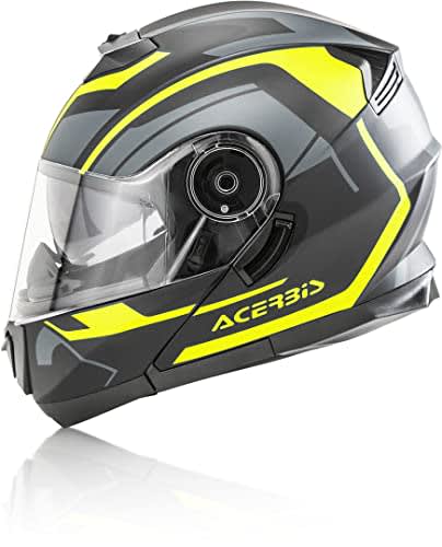 Casco integral abatible L Negro fluor2