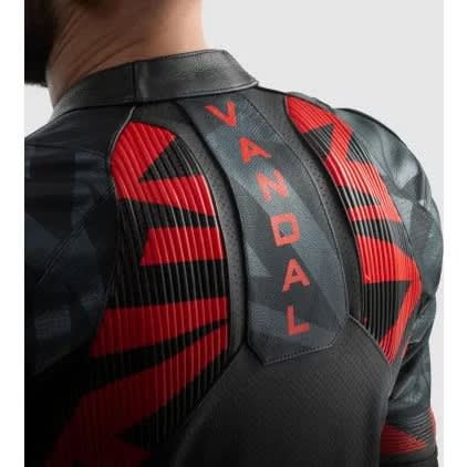 CHAQUETA REBELHORN VANDAL 2 NEGRO ROJA M4