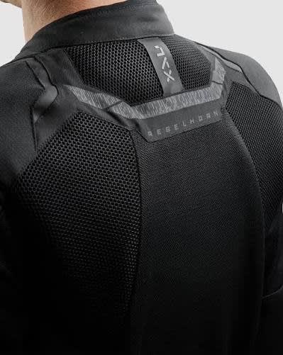 CHAQUETA CORTA REBELHORN JAX NEGRA 3XL4