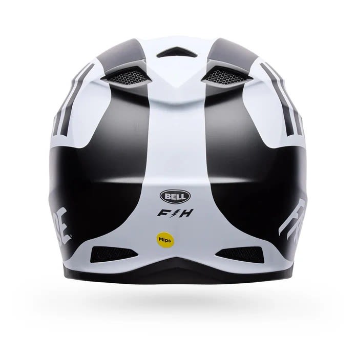 CASCO BELL MX10 MIPS FASTHOUSE ECE BLANCO/NEGRO M4