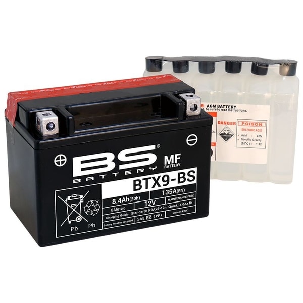 Bateria BSBTX9MF Acido Pack1