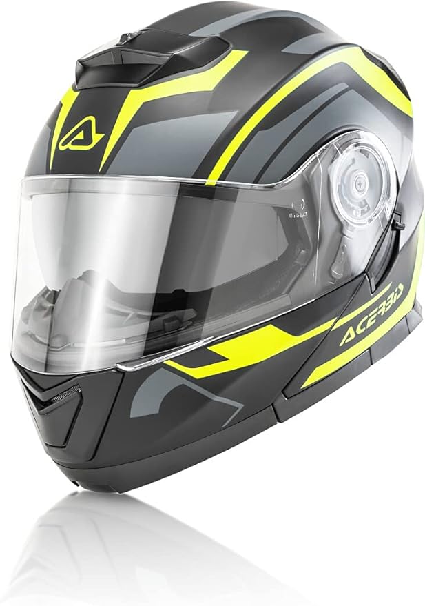 Casco integral abatible XL Negro fluor1