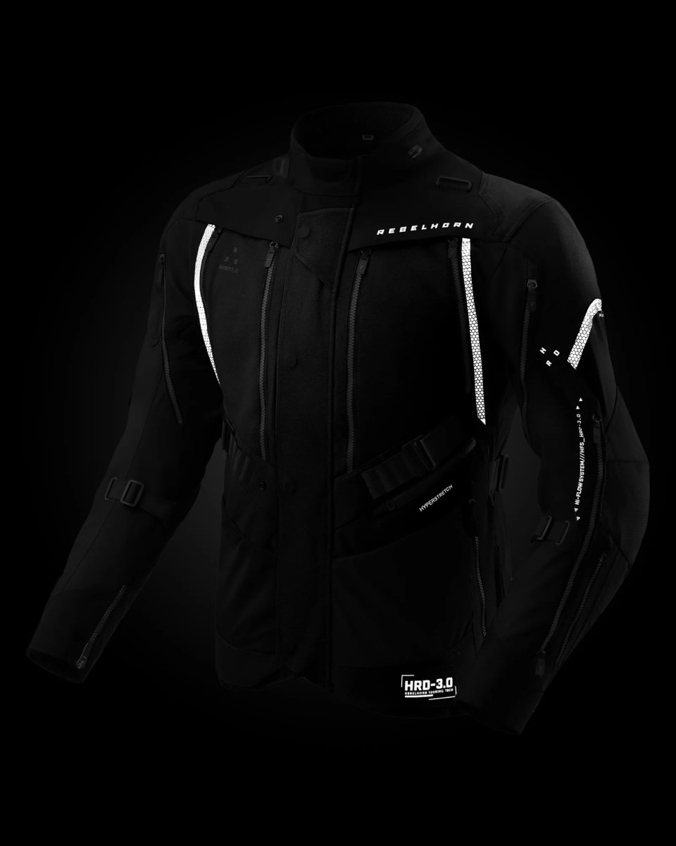 CHAQUETA LARGA REBELHORN HARDY 3.0 NEGRO L5