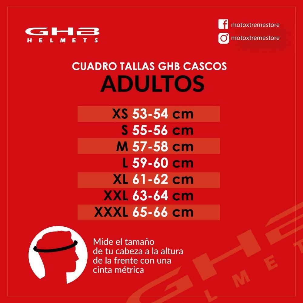 CASCO GHB 165 MULTIPROPOSITO ABATIBLE BLANCO T-M5