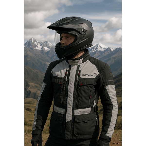 Chaqueta Octane Invictus Negro Gris 4XL4