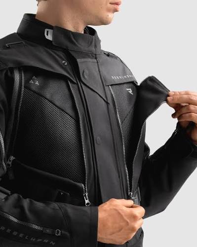 CHAQUETA LARGA REBELHORN HARDY 3.0 NEGRO 4X6