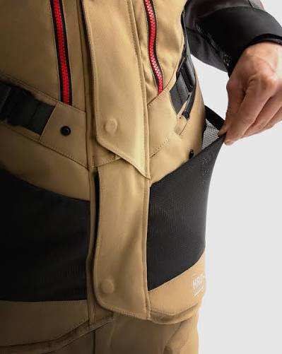 CHAQUETA LARGA REBELHORN HARDY 3.0 DESERT GRIS ROJO 2X5