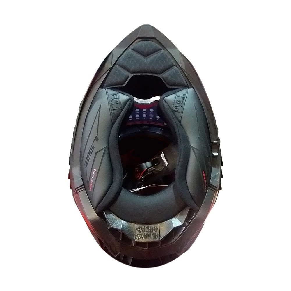 CASCO LS2 MX701 EXPLORER SOLID MATE NEGRO  L4