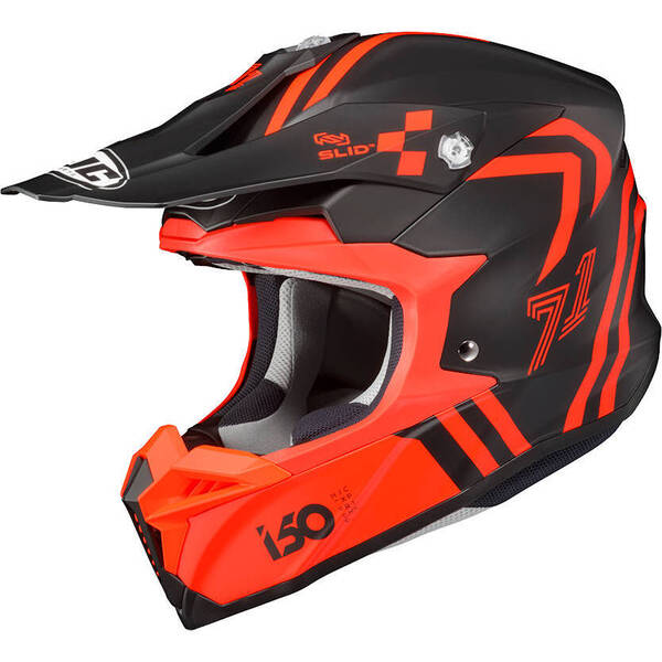 Casco HJC i50 Hex MC1SF Negro/Rojo - L1