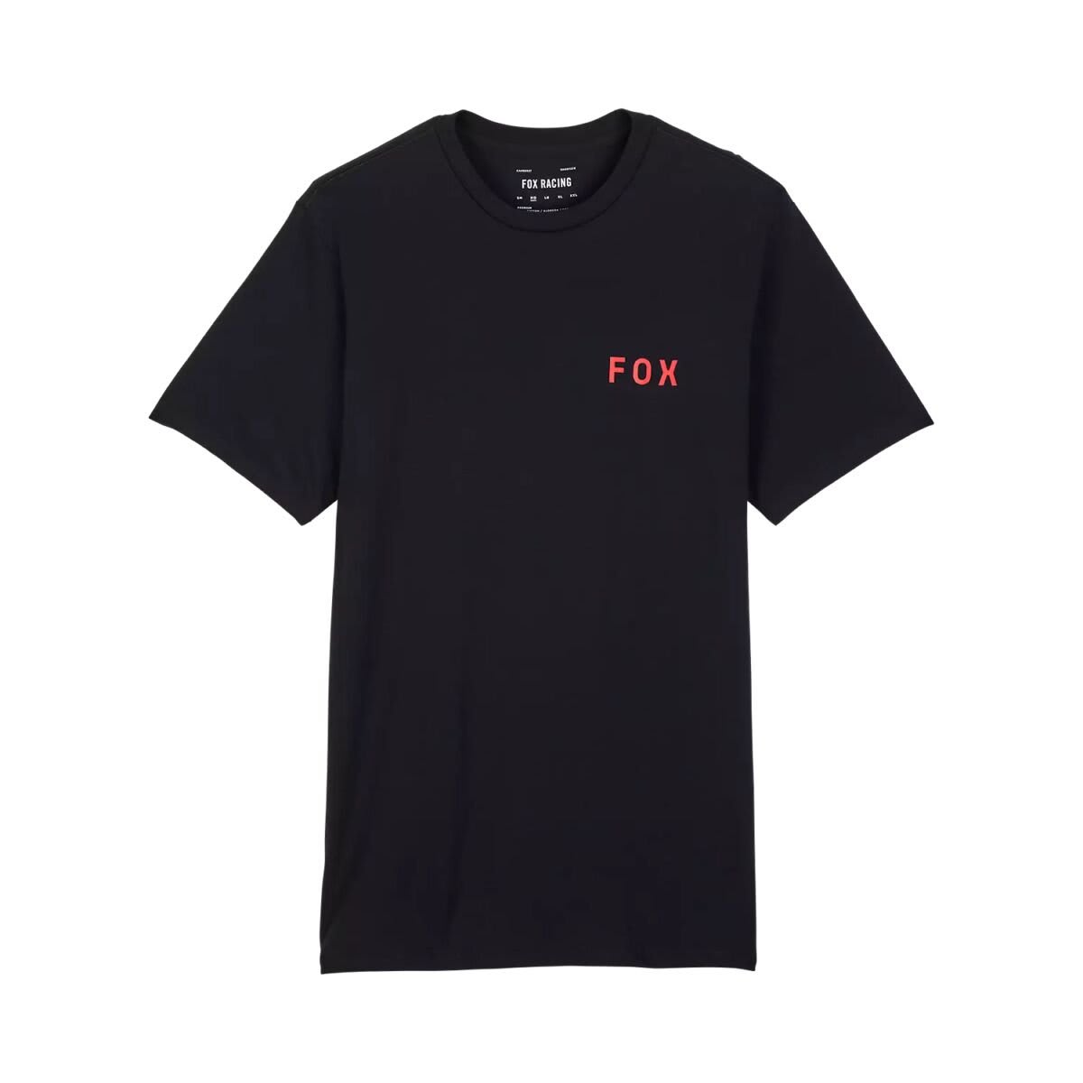 POLERA FOX M/CORTA TAUNT NEGRA  M1