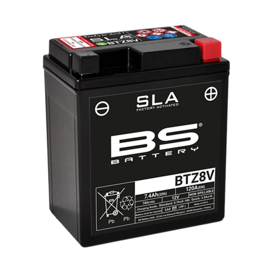 Bateria BS BTZ8V SLA1