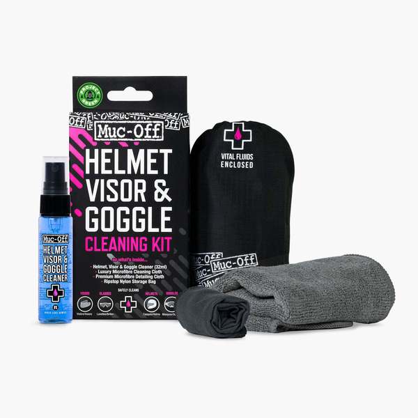 KIT MUC-OFF LIMPIEZA CASCO Y VISOR V21