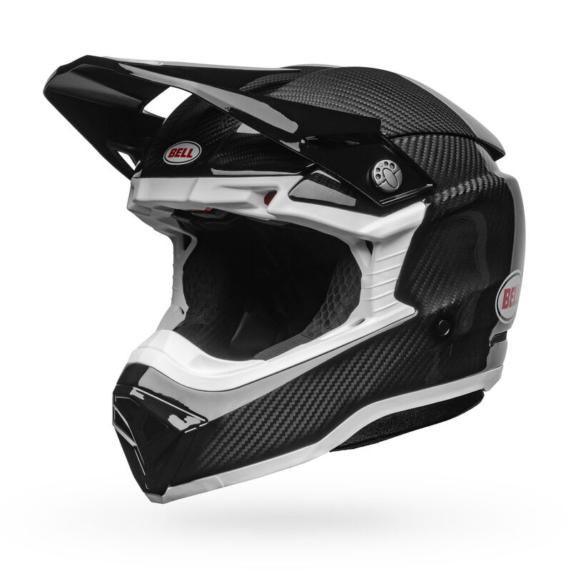 CASCO BELL MOTO10 SPHERICAL  BLANCO/NEGRO M2