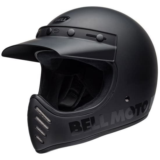 CASCO BELL MOTO 3 CLASSIC  NEGRO MATE XL ECE61