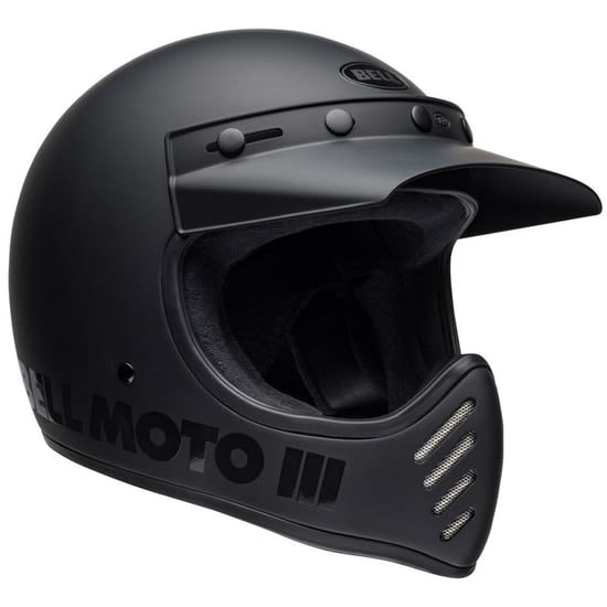 CASCO BELL MOTO 3 CLASSIC  NEGRO MATE XL ECE62