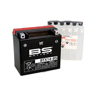 Bateria BS BTX14L BS MF acido pack1