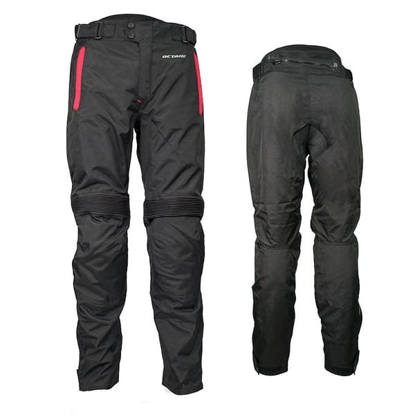 Pantalon Octane Neocity Negro/Rojo - M1